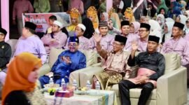 MTQH XXXIV serta Bazar TP-PKK Tingkat  Lubukbaja di halaman Kantor Camat Lubukbaja, Sabtu (7/2/2026) malam. Foto: Humas Diskominfo Batam.