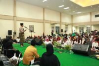 Wali Kota Batam Amsakar Achmad menghadiri Megengan Punggowo di Aula Pusat Informasi Haji (PIH), Batam Centre, Sabtu (7/2/2026) malam.Foto: Humas Diskominfo Batam