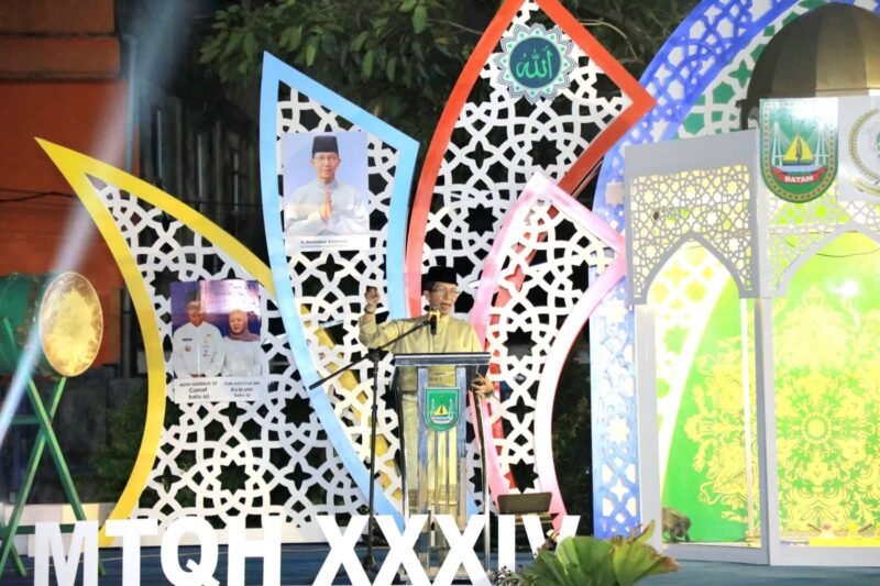 Musabaqah Tilawatil Qur’an dan Hadits (MTQH) XXXIV di Kecamatan Belakangpadang dan Batuaji, Minggu (8/2/2026). Foto: Humas Diskominfo Batam