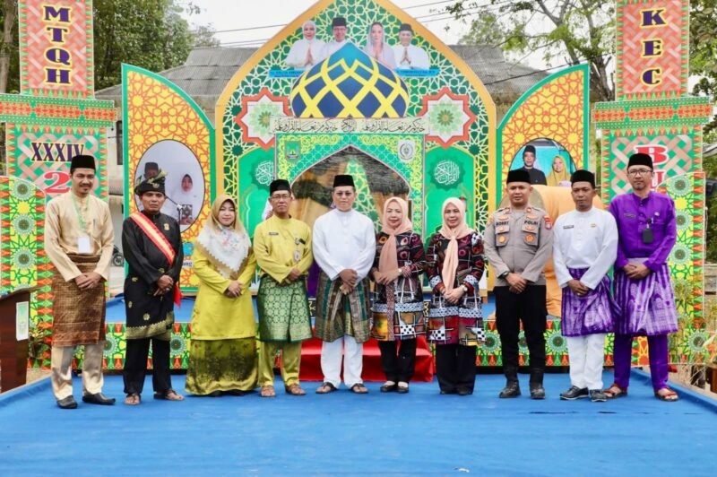 Musabaqah Tilawatil Qur'an dan Hadits (MTQH) XXXIV tingkat Kecamatan Bulang Dibuka di halaman Kantor Camat Bulang, Jumat (13/2/2026). Foto: Humas Diskominfo Batam
