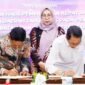 LHP tersebut diserahkan langsung oleh Kepala Perwakilan BPK Provinsi Kepulauan Riau, Emmy Mutiarini, dalam kegiatan resmi di Ruang Rapat Lantai I Kantor BPK Perwakilan Kepri, Jumat (13/2/2026).Foto: Humas Diskominfo Batam