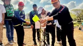 Aksi penanaman pohon di Kebun Raya Batam, Nongsa, Sabtu (14/2/2026), Foto: Humas Diskominfo Batam