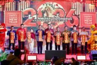 Perayaan Tahun Baru Imlek 2577/2026 di Swiss-Belhotel Harbour Bay Batam, Senin (16/2/2026) malam. Foto: Humas Diskominfo Batam