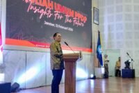 Kepala Eksekutif Pengawas PPDP OJK Ogi Prastomiyono menyampaikan hal itu dalam kuliah umum “Insights for the Future” di Universitas Jember (12/2/2026). Foto: Istimewa