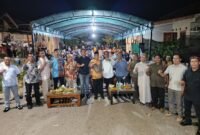 Ratusan warga RW 29 Botania Garden, Kelurahan Belian, Kecamatan Batam Kota, memadati acara silaturahmi dan serah terima Ketua RW, Minggu (15/2/2026). Foto: Istimewa