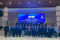 dr. Dino Gagah Prihadianto, SpOG, M.Kes resmi dilantik sebagai Ketua POGI Cabang Kepri periode 2025–2028, di Wyndham Hotel Batam, Selasa (17/2/2026). Foto: Istimewa