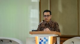 Wamenkomdigi Nezar Patria memberikan keynote speech dalam acara Workshop Cybersecurity di BPSDMP Komdigi Yogyakarta, Bantul, DI Yogyakarta, Sabtu (31/01/2026). Foto: Komdigi