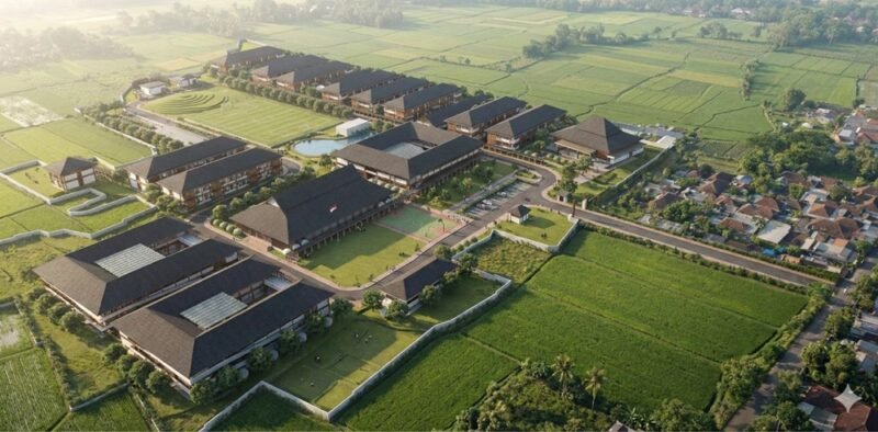 Ilustrasi bangunan Sekolah Rakyat pascabencana. Foto: dok KemenPU