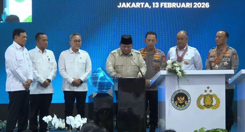 Presiden meresmikan SPPG Polri. Foto: Istimewa