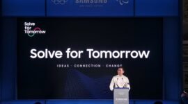 Samsung Electronics Indonesia mengumumkan Tim Labmino sebagai peraih predikat Global Ambassador dalam program Samsung Solve for Tomorrow. Foto: Istimewa