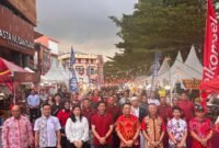 Perayaan Tahun Baru Imlek 2577 melalui Night Party Nagoya Lantern Festival di Jalan Raya Nagoya Citywalk, Sabtu (14/2/2026).Foto: Istimewa