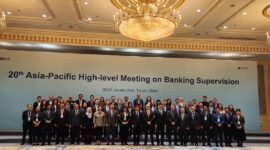 OJK mengikuti The EMEAP-BCBS-FSI 20th Asia-Pacific High-level Meeting on Banking Supervision dan Senior Official Meeting EMEAP WGBS di Tianjin, Tiongkok, pada 27–29 Januari 2026. Foto: Istimewa