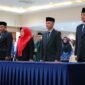 Pejabat Pimpinan Tinggi Pratama serta 17 Pejabat Fungsional di lingkungan Pemerintah Kota (Pemko) Batam, resmi dilantik dan pengambil sumpah, di Aula Kantor Wali Kota Batam, Jumat (6/2/2026). Foto: Humas Diskominfo Batam