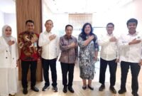 Manajemen RSBP Batam dan Deputi Pelayanan Umum BP Batam menemui Wakil Menteri Kesehatan RI dr. Benyamin Paulus Octavianus di Jakarta. Foto: BP Batam