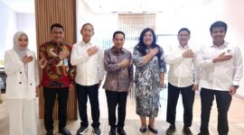 Manajemen RSBP Batam dan Deputi Pelayanan Umum BP Batam menemui Wakil Menteri Kesehatan RI dr. Benyamin Paulus Octavianus di Jakarta. Foto: BP Batam