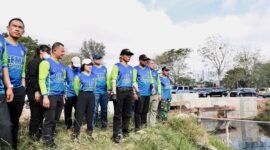 Gerakan Masyarakat Batam Aman, Sehat, Resik, dan Indah (Gema Batam ASRI) 2026 di Simpang K-Square, Batamcenter, Rabu (11/2/2026). Foto: Humas Diskominfo Batam