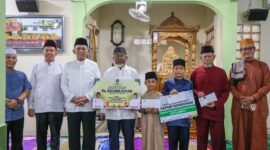 Safari Ramadan di Masjid Ar-Rahim, Jalan Usman Harun, Teluk Keriting, Kota Tanjungpinang, Sabtu (14/3/2026). Foto: Diskominfo Kepri