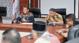 Rapat persiapan pelaksanaan Musabaqah Tilawatil Qur’an dan Hadits (MTQH) XXXIV tingkat Kota Batam di Kantor Wali Kota Batam, Kamis (12/3/2026). Foto: Humas Diskominfo Batam
