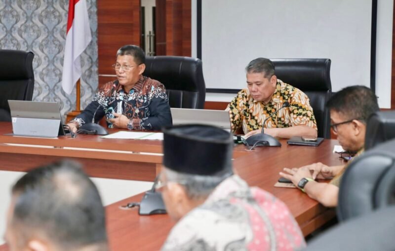 Rapat persiapan pelaksanaan Musabaqah Tilawatil Qur’an dan Hadits (MTQH) XXXIV tingkat Kota Batam di Kantor Wali Kota Batam, Kamis (12/3/2026). Foto: Humas Diskominfo Batam