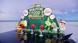 Event kuliner dan seni Batam Idul Fitri Food & Art Fest #1., di K Square Mall Batam pada 21 Maret hingga 4 April 2026. Ilustrasi
