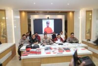 Konferensi pers di Ruang Rapat Wicaksana Laghawa Lantai 3 Polresta Barelang, Rabu (11/3/2026). Foto: Istimewa
