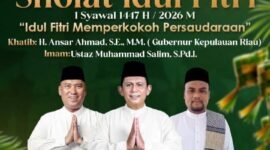 Lapangan Bola Gladi Bakar Jaya, Tanjungriau, Kecamatan Sekupang, Kota Batam sebagai lokasi pelaksanaan salat Idul Fitri 1447 H/2026 M. Foto: Ilustrasi