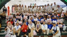 Relawan Perwira Pertamina dampingi 35 anak yatim dan dhuafa memilih langsung baju Lebaran, yang berlangsung di Gedung Serbaguna Bright Gas Medan, Jumat (13/3/2026). Foto: Istimewa