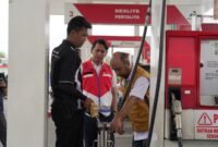 Tim melakukan pengecekan di 15 SPBU dan 2 Stasiun Pengisian dan Pengangkutan Bulk Elpiji (SPPBE) di Medan, Pematang Siantar, Asahan, dan Batubara. Foto: Istimewa