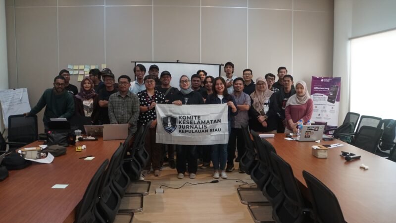Komite Keselamatan Jurnalis Kepulauan Riau (KKJ Kepri) di bentuk, Minggu (8/3/2026). Foto: Istomewa