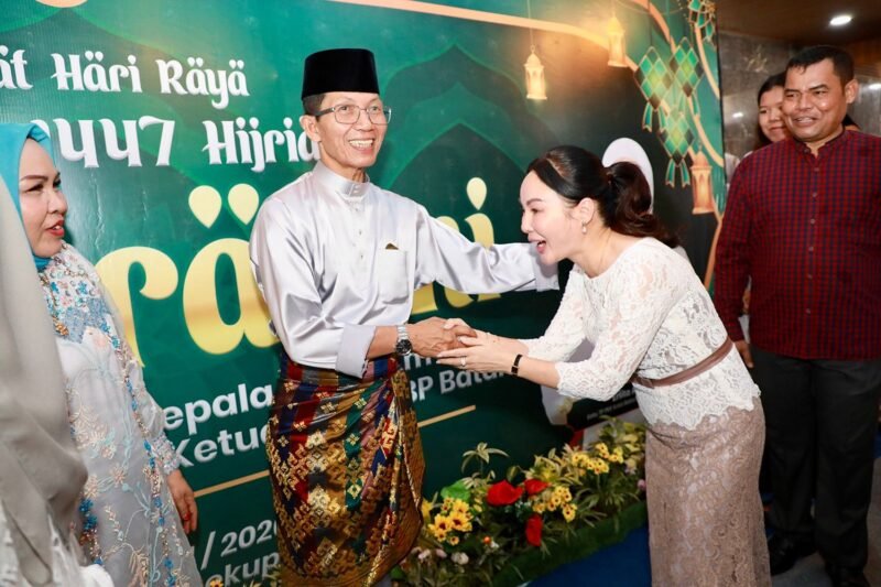Amsakar Achmad, menggelar open house Lebaran 1 Syawal 1447 Hijriah di Wisma BP Batam, Sekupang, Sabtu (21/3/2026). Humas Diskominfo Batam