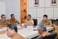 Sekda Batam, Firmansyah, memimpin Rapat Prognosis Pendapatan Daerah Tahun 2027 di Kantor Wali Kota Batam, Senin (30/3/2026). Foto: Humas Diskominfo Batam 