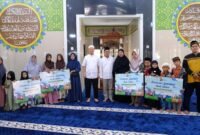 BDI Pertamina Patra Niaga Regional Sumbagut menggelar tausiyah dan santunan anak yatim di Masjid Taqwa Kantor Pertamina Patra Niaga Regional Sumbagut, Medan, Jumat (6/3/2026). Foto: Istimewa
