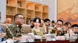 Kepala BP Batam Amsakar Achmad dan Wakil Kepala BP Batam Li Claudia Chandra