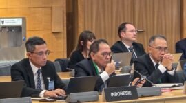 Komitmen tersebut disampaikan Kepala Eksekutif Pengawas Perasuransian, Penjaminan, dan Dana Pensiun OJK, Ogi Prastomiyono, dalam forum OECD Financial Markets Week yang digelar pada 2–5 Maret 2026 di kantor Organisation for Economic Co-operation and Development (OECD), Paris, Prancis. Foto: Istimewa