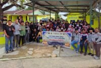 Komunitas motor Honda yang tergabung dalam One Heart Community Kepri untuk menebar kebaikan membantu sesama sekaligus mempererat silaturahmi dengan masyarakat di Kota Batam. Foto: Istimewa
