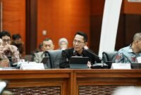 Kepala BP Batam Amsakar Achmad bersama Wakil Kepala BP Batam Li Claudia Chandra menghadiri Sidang Aduan Kanal Debottlenecking Satgas P2SP di Kantor Kementerian Keuangan RI, Jumat (13/3/2026). Foto: Humas BP Batam