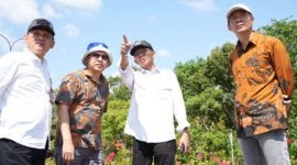 Amsakar Achmad, meninjau sejumlah proyek pembangunan pada hari pertama kerja usai libur bersama Idulfitri 1447 H, Rabu (25/3/2026). Foto: Humas BP Batam