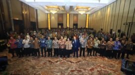 OJK bersama kementerian dan lembaga terkait meluncurkan Roadmap Pengembangan dan Penguatan Kegiatan Usaha serta Ekosistem Bulion 2026–2031 di Jakarta, Jumat (6/3/2026). Foto: Istimewa