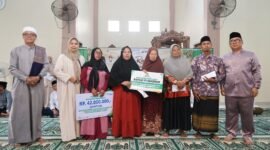 Wakil Gubernur Kepulauan Riau, Nyanyang Haris Pratamura, melaksanakan Safari Ramadan di Kabupaten Bintan, Kamis (26/2/2026). Foto: Diskominfo Kepri