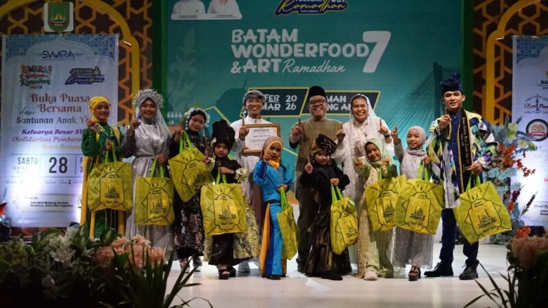 Solidaritas Pembawa Acara (SWARA) Kota Batam menggerakkan ratusan anggota dalam SWARA Gebyar Ramadan 1447 H di Batam, Sabtu (28/2/2026). Foto: Humas Diskominfo Batam