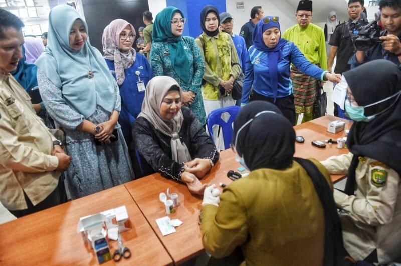 Gerakan Anti Stunting (GENTING) Goes to Campus di Universitas Maritim Raja Ali Haji (UMRAH), Tanjungpinang, Kamis (12/3/2026). Foto: Diskominfo Kepri
