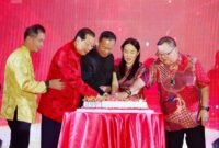 Wakil Wali Kota Batam Li Claudia Chandra menghadiri perayaan Cap Go Meh yang digelar Yayasan Hakka Kota Batam di Swiss-Belhotel Harbour Bay, Sabtu (28/2/2026). Foto: Humas Diskominfo Batam