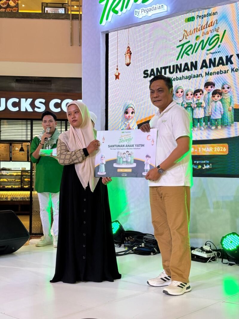 Kegiatan Ramadan Bareng Tring yang digelar di Mal SKA Pekanbaru. Foto: Istimewa