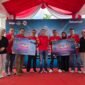 Mudik bersama Telkomsel Mudik Hepi 2026, Batam–Tanjung Priok tanggal 18 Maret, KM Nggapulu, di lepas di Gedung Telkomsel Batamcentre, Selasa (17/3/2026). 
