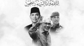 Hari Berkabung Nasional atas wafatnya Wakil Presiden ke-6 RI, Try Sutrisno. 