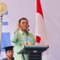 Gubernur Kepri Ansar Ahmad menghadiri Wisuda ke-26 Sarjana dan Pascasarjana Universitas Maritim Raja Ali Haji di Pelataran Gedung FEBM/FKIP Kampus Dompak, Tanjungpinang, Sabtu (28/3/2026). Foto: Diskominfo Kepri