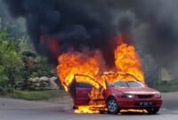 Kondisi SPBU 13.294709 Batu Aji, Kota Batam, kembali aman dan beroperasi normal setelah insiden kebakaran kendaraan konsumen di area depan SPBU pada Rabu (12/3/2026).