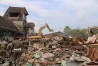 Pasar Induk Jodoh saat dibongkar beberapa tahun lalu. Foto: Istimewa