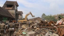 Pasar Induk Jodoh saat dibongkar beberapa tahun lalu. Foto: Istimewa