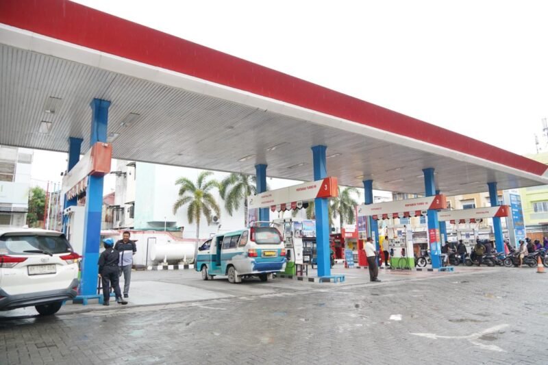 SPBU di Kota Medan. Foto: istimewa